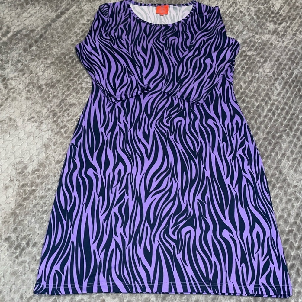 Tracy Negoshian 3/4 Sleeve Midi Dress. Size 8.